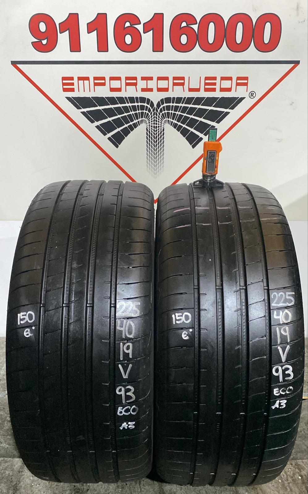 GOODYEAR EAGLE F1 ASYMMETRIC 3 USADO ECONOMICO  225/40 R19 93 V